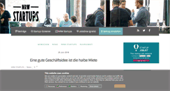 Desktop Screenshot of nrw-startups.de