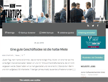 Tablet Screenshot of nrw-startups.de